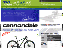 Tablet Screenshot of ciclossport.com